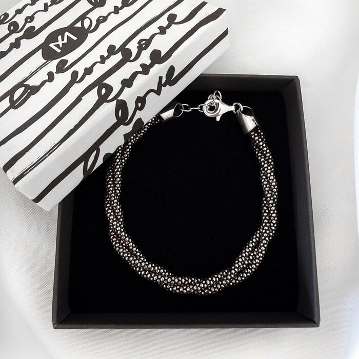 Boho armband Twista - 925 zilver