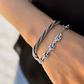 Boho armband Twista - 925 zilver