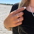 Moonstone ring Nila - 925 zilver