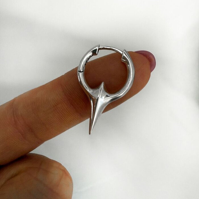 Oorbellen Spike - 925 zilver