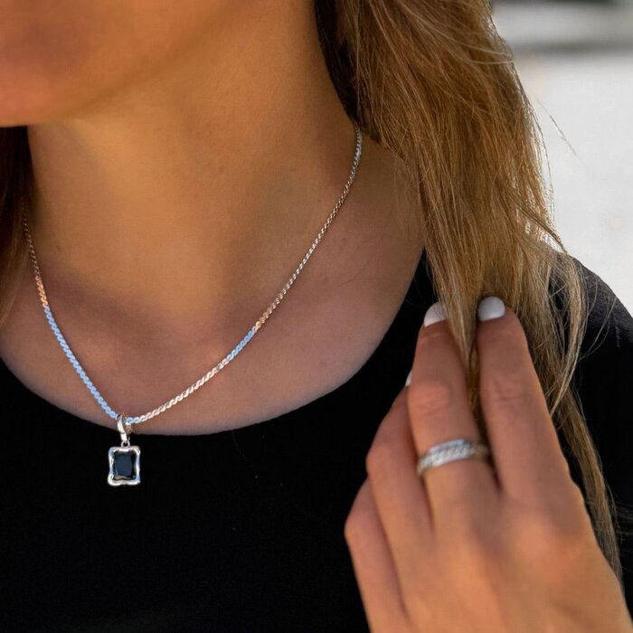 Ketting Onyx Soul - 925 zilver