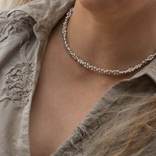 Silver Drops ketting - 925 zilver