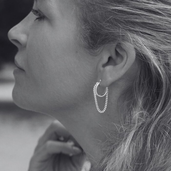 Rebel Hoops - 925 zilver