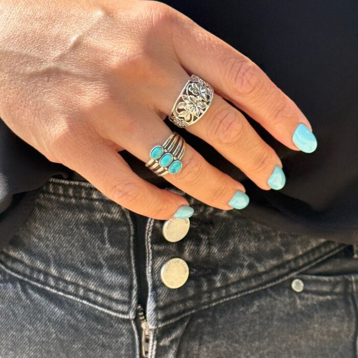 Ring Seda Turquoise - 925 zilver