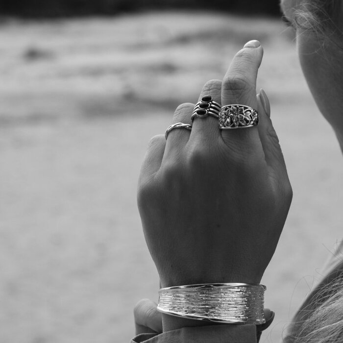 Ring Seda Onyx - 925 zilver