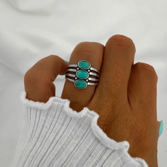 Ring Seda Turquoise - 925 zilver