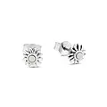 Solecito Opal oorknopjes - 925 zilver