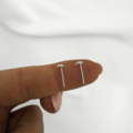 Mini drop studs - 925 zilver