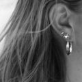Edge Star oorknopjes - 925 zilver