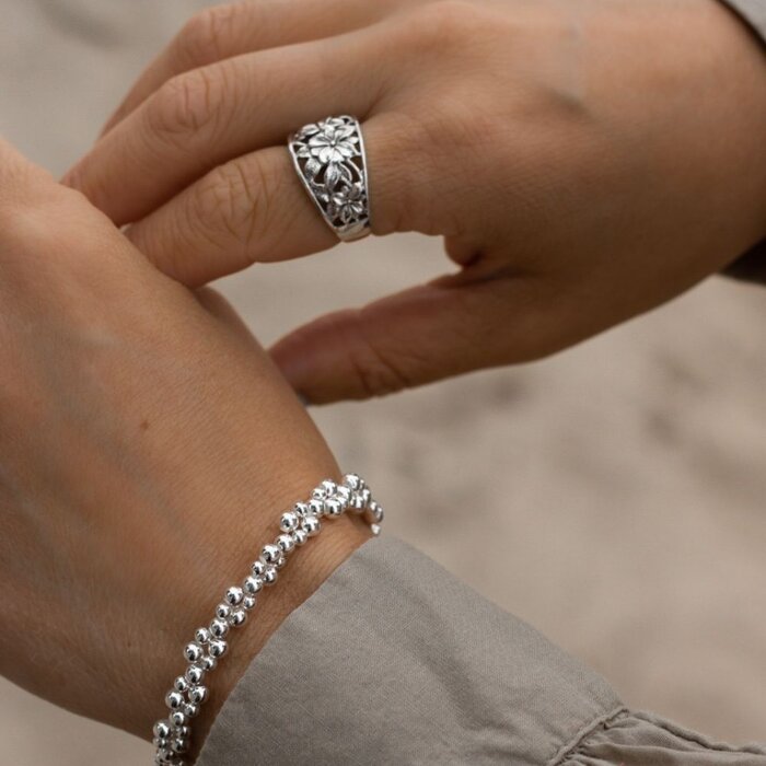 Boho ring Indah - 925 zilver