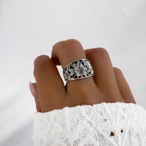 Boho ring Indah - 925 zilver