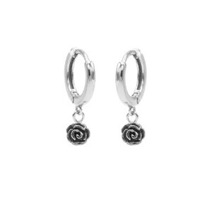 Oorringen Rose - 925 zilver
