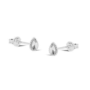 Pure drop oorknopjes - 925 zilver