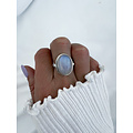 Moonlight Feather ring - 925 zilver