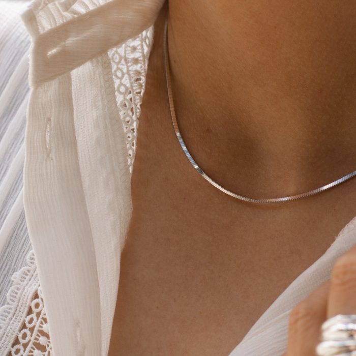 Shadow Snake ketting - 925 zilver