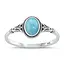 Isla Larimar ring - 925 zilver