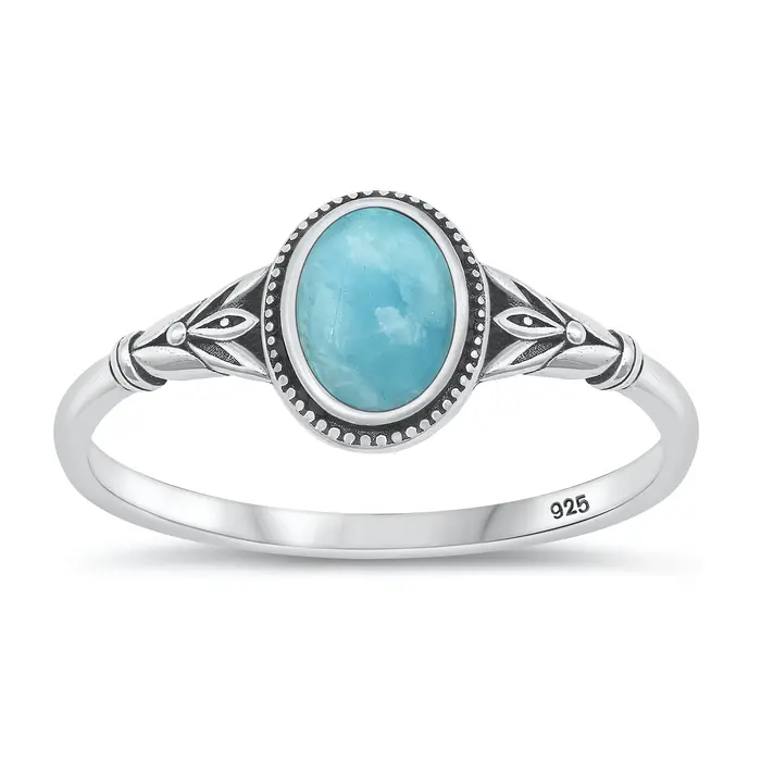 Isla Larimar ring - 925 zilver