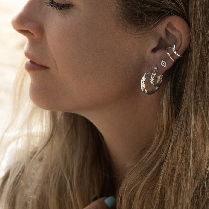 Wild Edge earcuff - 925 zilver