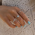 Isla Larimar ring - 925 zilver