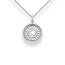 Ketting Flower Moonstone - 925 zilver