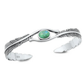 Armband Feather Turquoise - 925 zilver