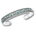 Bangle Iza Turquoise - 925 zilver