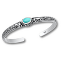 Boho armband Turquoise - 925 zilver