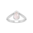 V-ring Rozenkwarts - 925 zilver