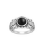Spirx ring Onyx - 925 zilver