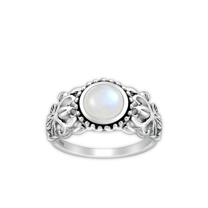 Spirx ring Moonstone - 925 zilver