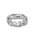 Boho ring Twirlia - 925 zilver