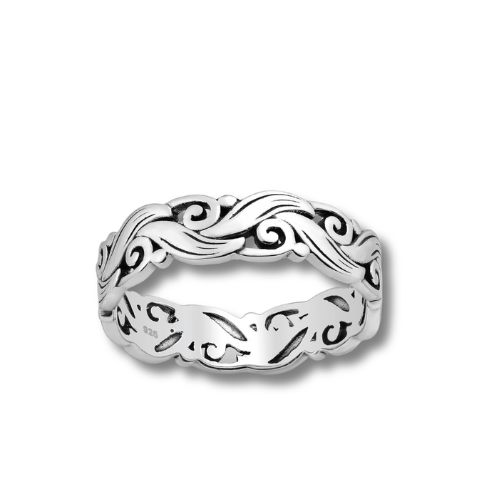 Boho ring Twirlia - 925 zilver