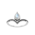 Moonstone ring Kaida - 925 zilver