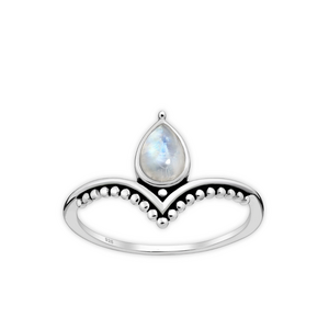 Moonstone ring Kaida - 925 zilver