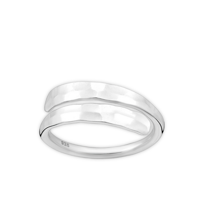 Hammered ring Yara - 925 zilver