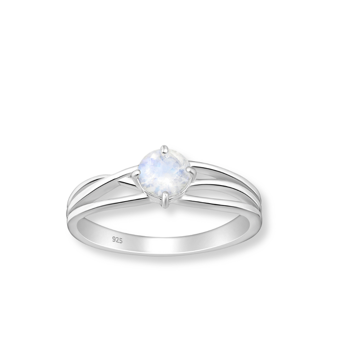 Moonstone ring Nila - 925 zilver