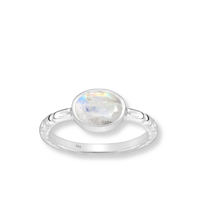 Maansteen ring Noé - 925 zilver