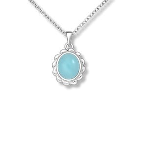 Naya Chalcedony ketting - 925 zilver
