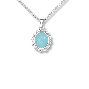 Naya Chalcedony ketting - 925 zilver