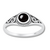 Sierra Onyx ring - 925 zilver