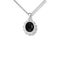 Naya Onyx ketting - 925 zilver