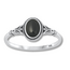 Isla Onyx  ring - 925 zilver