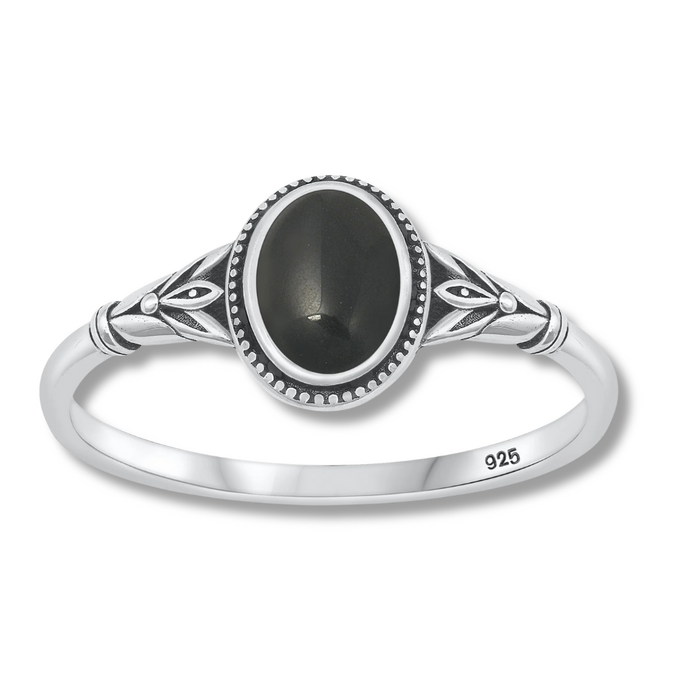 Isla Onyx  ring - 925 zilver
