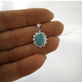 Naya Chalcedony ketting - 925 zilver