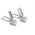 Icon Heart oorbellen - 925 zilver