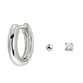 Basic set oorbellen - 925 zilver