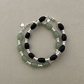 Juna Onyx armband - 925 zilver