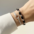 Juna Onyx armband - 925 zilver