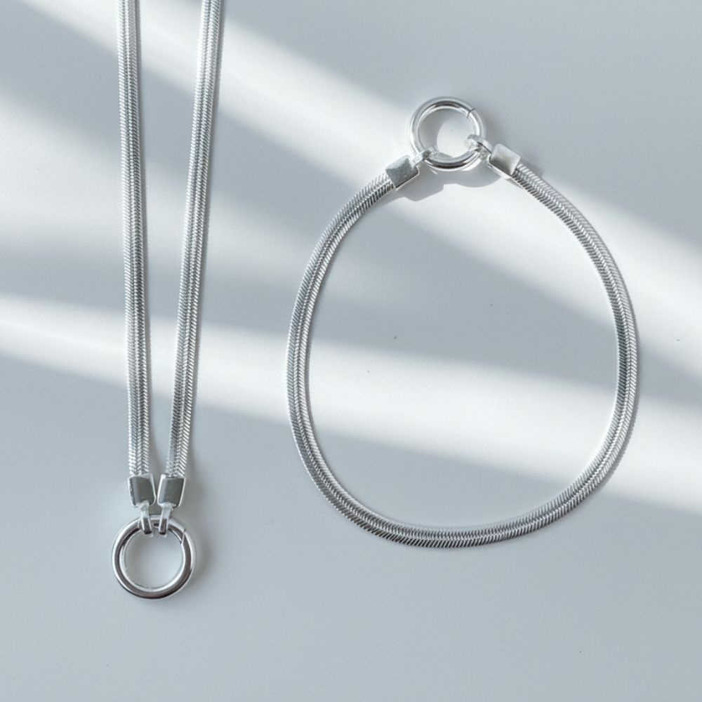 sieradenset collier met hanger en oorbellen - GL Timeless