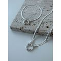 Bold Circle Sieradenset - 925 zilver